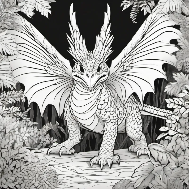 scaly, huge wings, fierce eyes smiles, allows treasure, cave