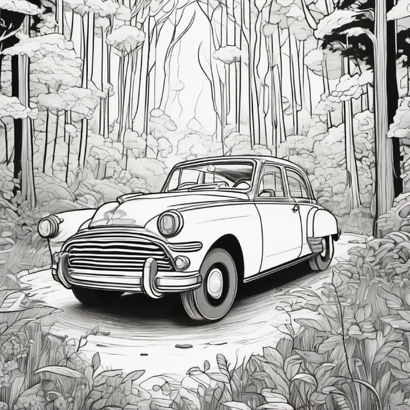 Coin glows, transported, mysterious forest