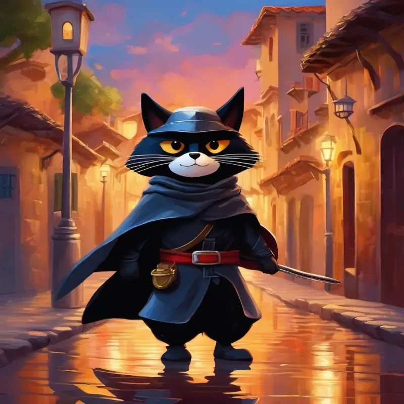 Pequeño zorro con pelaje rojizo y ojos curiosos reflecting on the joy of helping others.