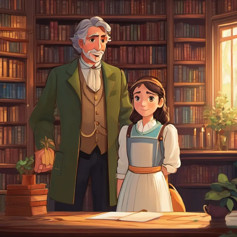 "Hello, dear Emily," Mr. Oakley greeted her warmly. "I've been expecting you. Your parents have told me about your colorful emotions. Don't worry; we can help you learn how to control and process them." Emily's eyes widened with anticipation as Mr. Oakley began his story. "Long ago, when emotions were wild and untamed, a young girl named Emily embarked on a journey just like yours. She, too, struggled to control her emotions. Along her journey, she discovered a magical spellbook that contained the secret to managing her emotions responsibly."