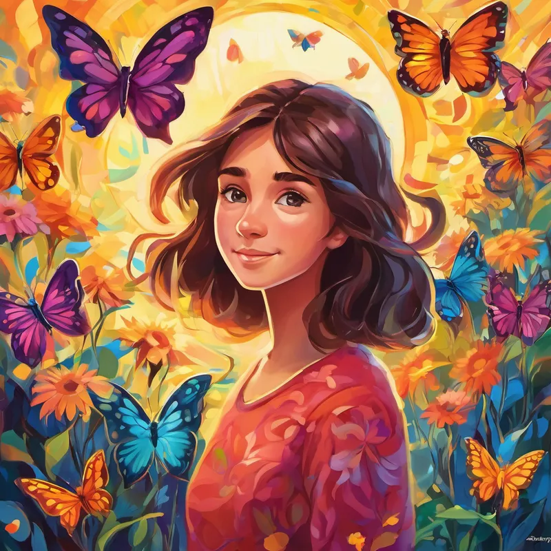 As weeks passed, Emily noticed a change within herself. Her emotions were still colorful, but they no longer controlled her. She was learning to listen to her heart, acknowledging her feelings, and responding thoughtfully. The butterflies in her heart began to dance in harmony, creating a beautiful kaleidoscope of emotions that were now balanced and manageable. One sunny afternoon, Emily's friends noticed her newfound wisdom. Impressed by her transformation, they asked her to teach them about emotions and responsibility. Together, they embraced their emotions, spread joy, comforted each other during hard times, and treated everyone they met with kindness and compassion.