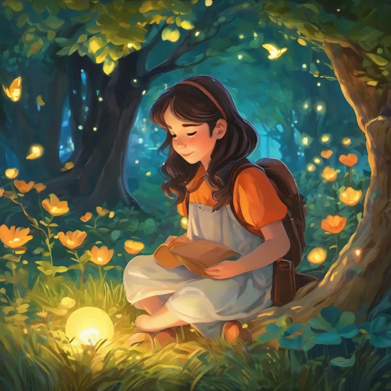 And so, dear child, Emily's journey to control her emotions turned into a beautiful story of growth, understanding, and responsibility. From that moment on, Emily and her friends became known as the Guardians of Emotions, making Sunnyville a place filled with love, kindness, and understanding. And every evening, as Emily lay in bed, she could hear the whispering trees of the enchanted Oak Forest, reminding her that there is always magic in sharing the responsibility of emotions.