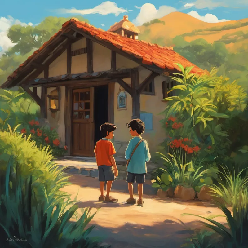 "One summer morning," she continued, "a young boy named Pedro found himself feeling lost and unsure about his path in life. He couldn't decide between becoming a musician or an artist. Pedro was a talented pianist, but he also had a deep passion for painting." "In a state of confusion, Pedro climbed the mountains and arrived at El Viejo's humble dwelling. El Viejo welcomed him warmly and listened intently to Pedro's dilemma. After pondering for a moment, El Viejo smiled and said, 'Young Pedro, let me tell you a secret. When you doubt yourself, listen to your heart. It will guide you in the right direction.'"