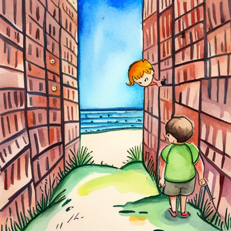 Two brothers find a secret passage to escape danger