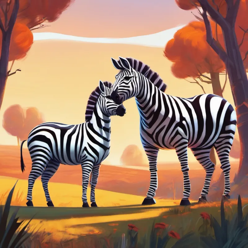 Zenbot meets a new Czech-speaking zebra, they use signs.