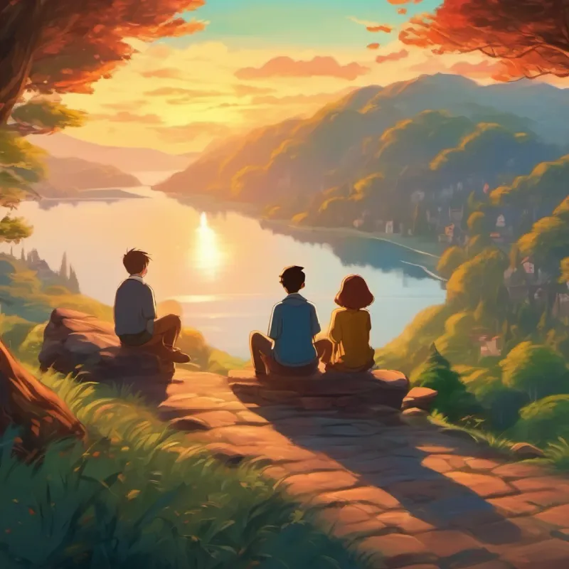 The day ends with the friends dreaming of more adventures.