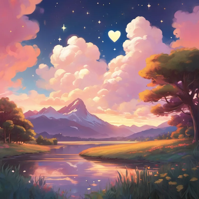 And so, as the sun rose and drenched the skies with colors as vibrant as their memories, Lau and Kerry drifted off into a peaceful sleep. The dreamy pastel colors and serene expressions lingered on their faces, for Lau and Kerry knew that they had ventured into a magical world amongst fluffy heart-shaped clouds, with stars twinkling around, never to be forgotten.