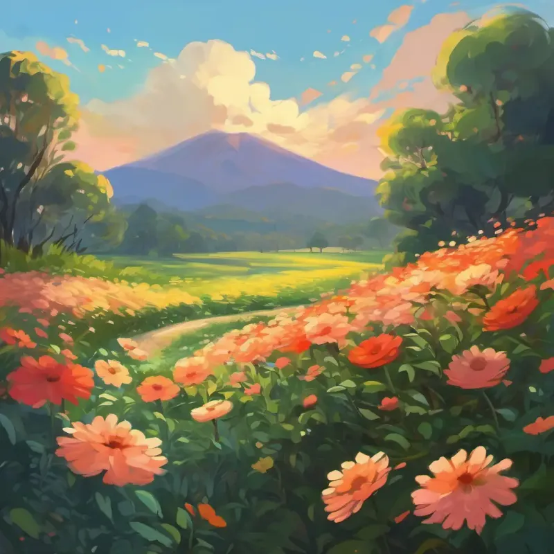 The awaited moment when the flower blooms.