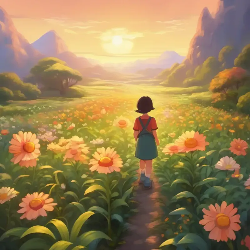 Progress is shown as the flower begins to grow.