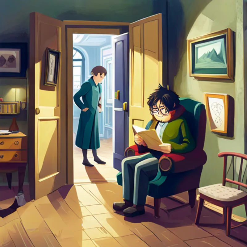 Harry receives a mysterious letter about a secret room