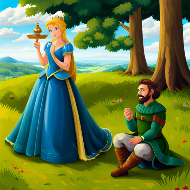 Volk dankt der tapferen Prinzessin und ihren Freunden