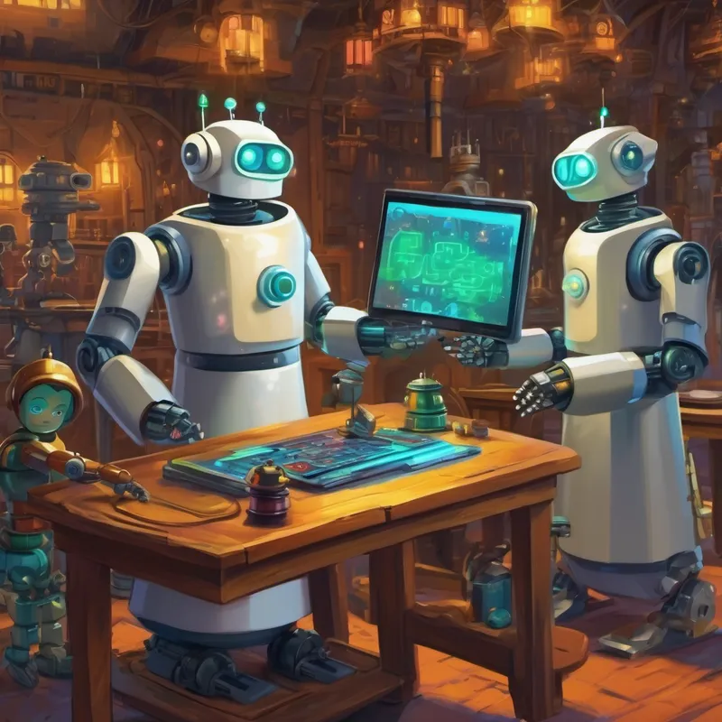 Dr Ahmed programmed the robots to teach Islamic lessons