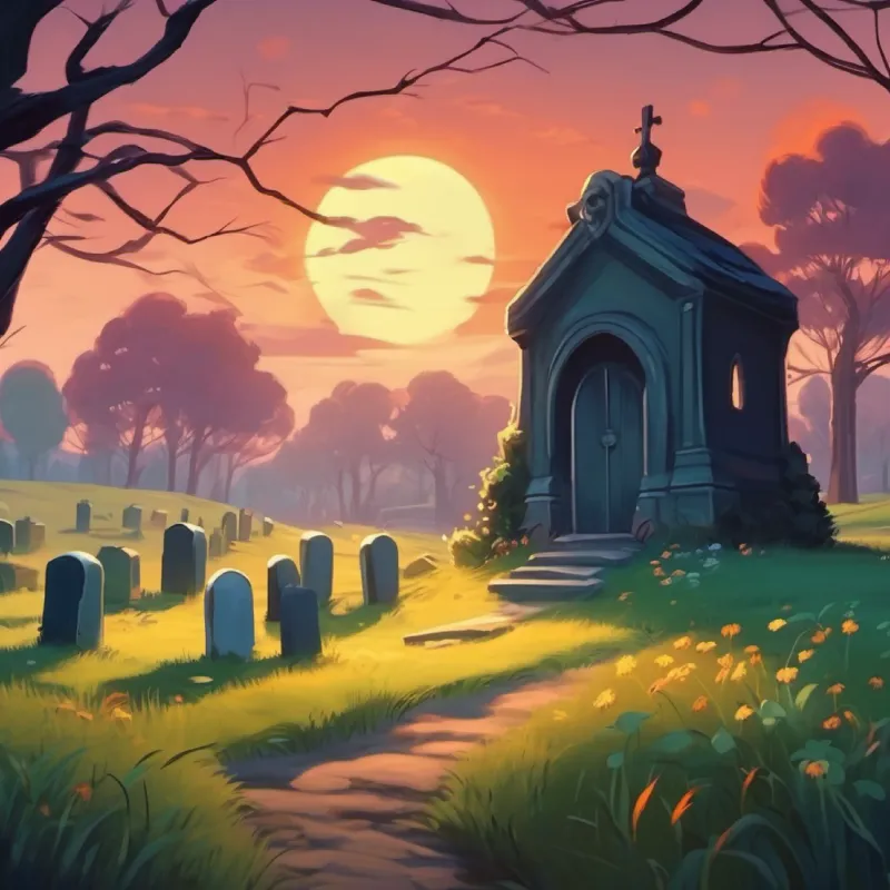 Grave and friends surprise Boo in the haunted meadow.