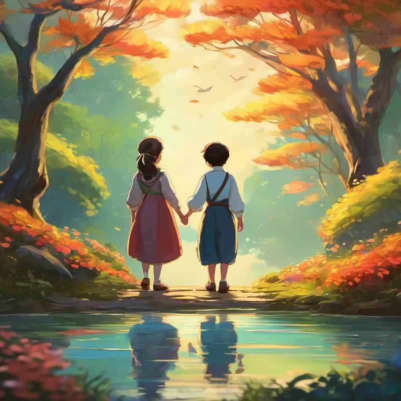 Like two souls, forever linked by destiny's thread,
Through Life Span's journey, they'll continue to tread,
This nursery rhyme guides you to seek friendship's true embrace,
For in the story of humanity, love's the final trace.