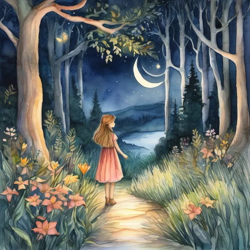 As the sun began to rise, Lily bid farewell to her newfound friends and made her way back home. The Enchanted Forest had gifted her with memories that would last a lifetime. From that night on, Lily slept peacefully, dreaming of her adventures in the Enchanted Forest. And though she knew she could never physically return, her heart knew that magic would always be just a dream away.