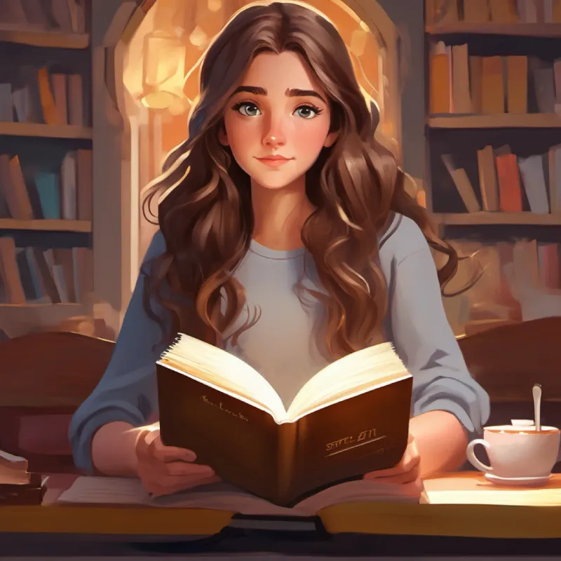 Ansley mistakenly bites into a book thinking it's a cake.