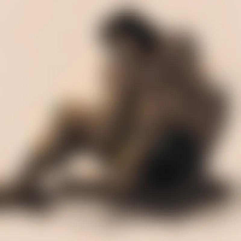 Tarzan listens intently as he hears a cry