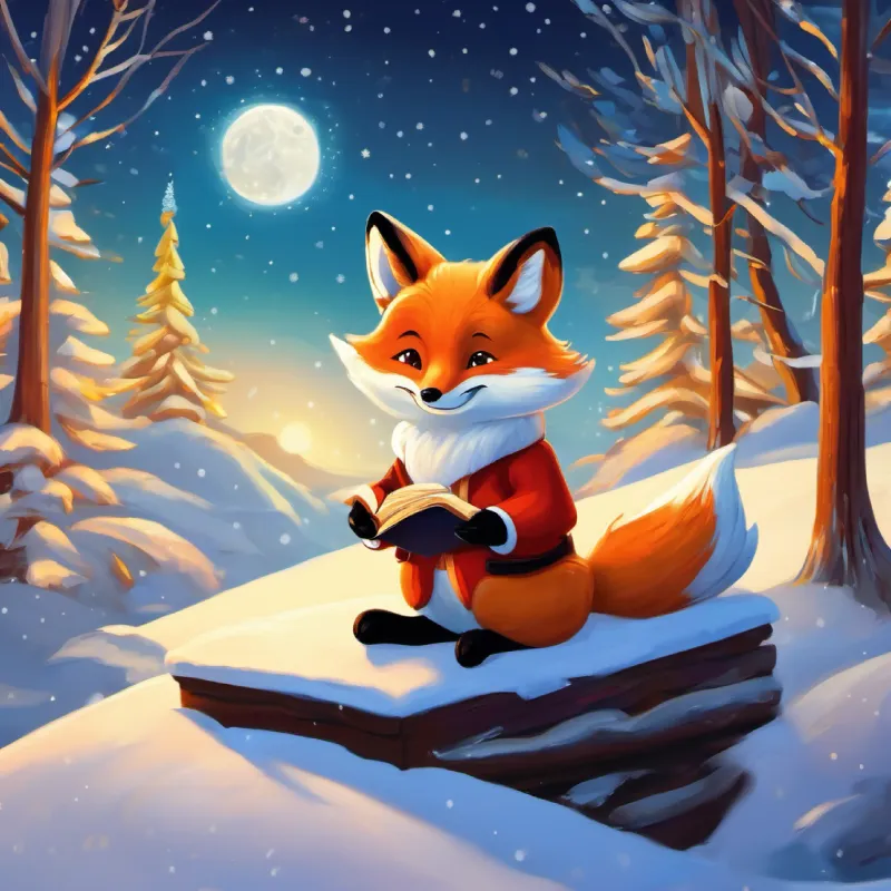 Wise fox shares wisdom about change and life.