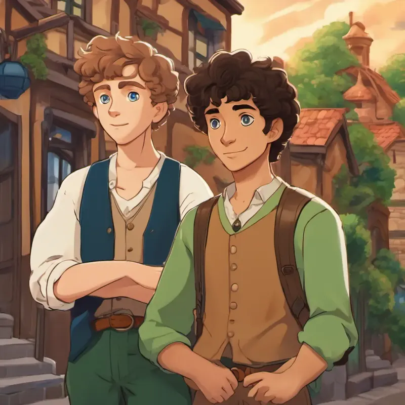 The story starts in the town of Oakville, with Emil has fair skin and blue eyes and Jon has light brown skin and green eyes, two best friends.