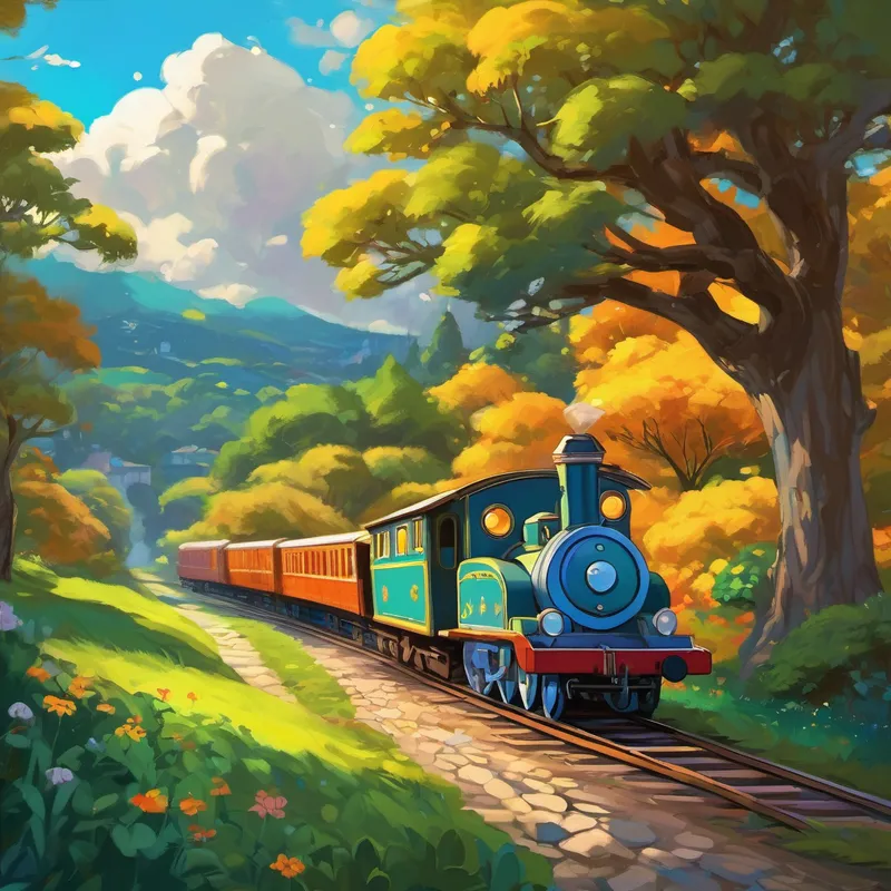 And that, my dear little one, is the tale of The Sleepy Train's Journey, where dreams travel across the world, ensuring that every child's dreams are filled with joy, magic, and adventure. May your dreams be just as fantastic, my sweet child, as Tuffy continues its never-ending journey every night. Goodnight, my precious one!