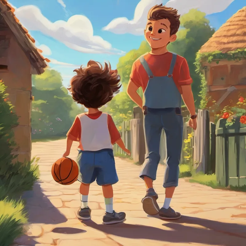 One sunny day, while Darryl was enjoying a game of basketball with his children, his son, Jamie, had a curious question. 'Dad,' Jamie asked, 'why don't you grow your hair? I would love to see how you would look with a full head of hair.'
Darryl chuckled and replied, 'Well, Jamie, I have been bald for as long as I can remember. It's just the way I am, and I've come to embrace it. But if it means so much to you, I can definitely give growing my hair a try. Who knows, maybe I'll discover a whole new look!'
Jamie's eyes widened with excitement and he couldn't wait to see his dad's hair grow.