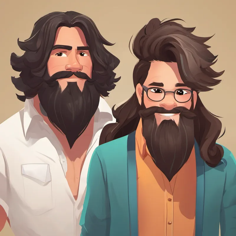 Darryl continued growing his hair, and as it got longer, he had fun experimenting with different hairstyles. He even tried different colors and had the wildest hairdos you could imagine. His children loved helping him style his hair, and it became a special bonding time for them.
As time went on, Darryl's hair grew longer and longer, until it reached his shoulders. He was proud of his luscious locks and the journey they had been through together.