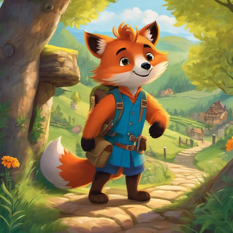 Once upon a time, in a land far away, there were two best friends named Alex and Ben. They lived in a magical village called Alphabetia, where the ABCs were not just letters but also amazing creatures. Alex was a clever and curious fox, and Ben was a friendly and brave bear. They loved exploring the village, meeting new friends, and going on exciting adventures. But their favorite thing to do was learn about the ABCs and all the wonderful words they could create.