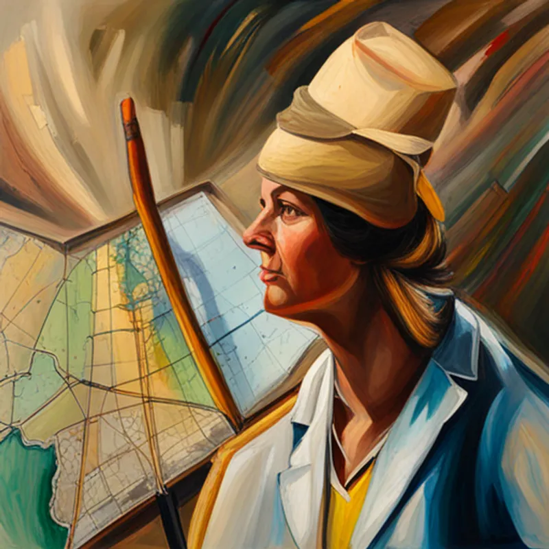 Las dos mirando un mapa con expresiones de incertidumbre