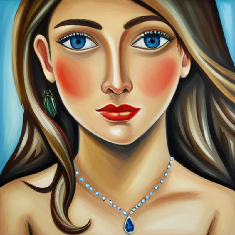 Sara: ojos azules, cabello rubio, vestido elegante y Ana: ojos marrones, cabello oscuro, ropa sencilla sonrientes al repartir algo a otras personas