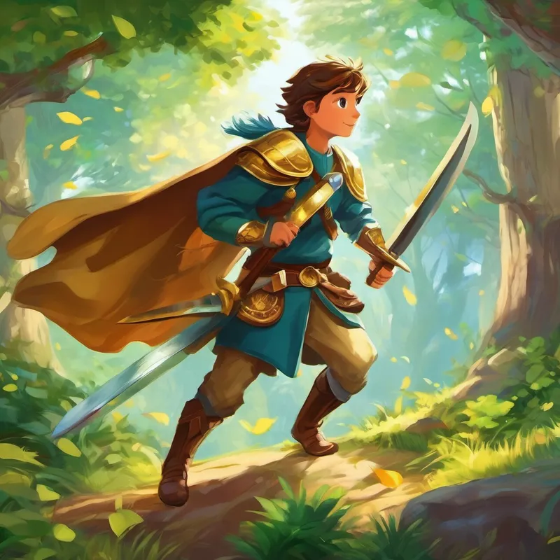 Once upon a time, in the enchanting land of Creativia, there lived a fearless warrior named Alex. Alex was an extraordinary character, not only because of his astonishing sword skills, but also because he had a keen entrepreneurial spirit. Let's jump into his incredible adventure! Every morning, Alex woke up to the sounds of birds chirping and embarked on a new quest. Armed with his trusty sword and a sparkling golden shield, he set out to vanquish evil from the realm. Little did he know that his quest would take an unexpected turn!