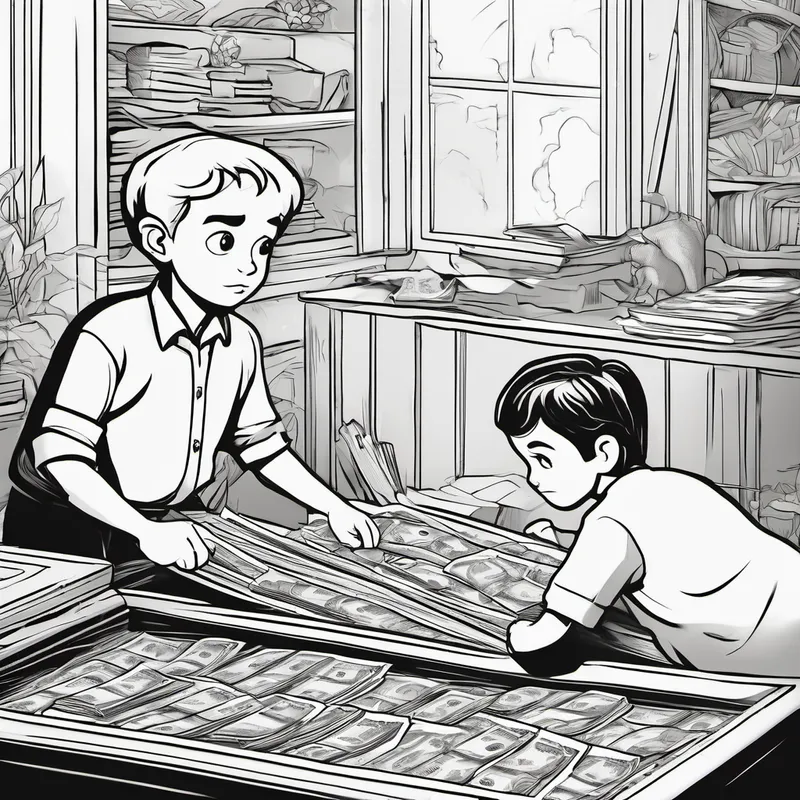 Imandar discovering money in drawer, confronting Poor boy with innocent eyes, learning from his mistakes
