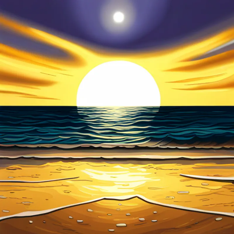 El sol brillando y las olas volviendo a la normalidad