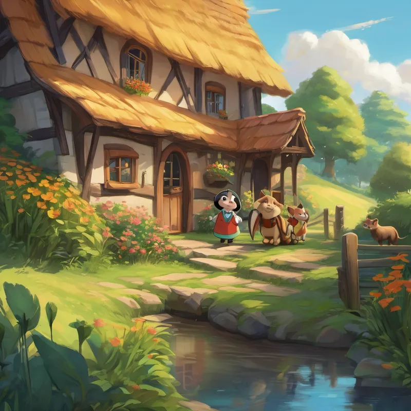 Years passed, and eventually, it was time for Lily and Whiskers to return to their beloved village. As they bid farewell to their magical friends, their hearts were filled with gratitude for the incredible experiences they had shared. Back in their cottage, they settled into their comfortable routine, though the memories of their magical kingdom lived on in their hearts forever. In the village, everyone could feel the warmth and joy that emanated from Lily and Whiskers, and they became the most loved and respected inhabitants.