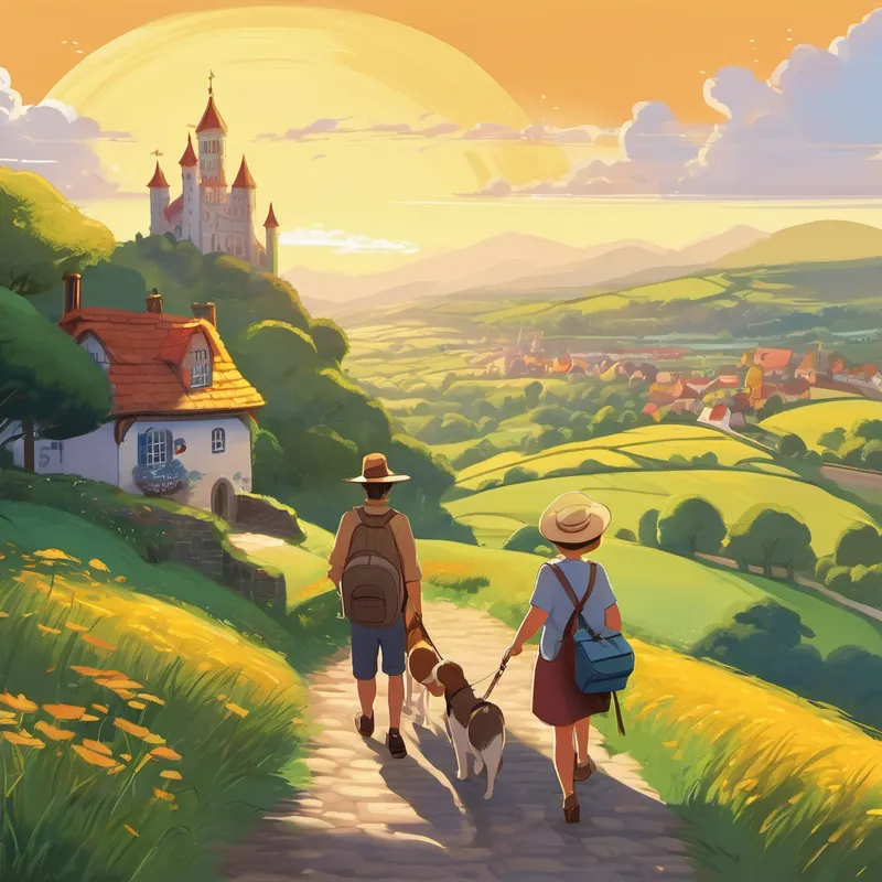 So one bright and sunny morning, Michael and his wife packed their bags with excitement and set off on an adventure. Their journey took them through rolling meadows, majestic hills, and charming little towns. Along the way, they met friendly villagers who shared their love for the UK and offered helpful tips in their search for a home. Finally, after days of traveling and exploring, they arrived at a bustling city called Brightchester. Tall buildings stood tall against the sky, and the vibrant streets were full of diverse people from all walks of life. Michael and his wife instantly fell in love with the city's energy and knew that it would be the perfect place to find their dream home.