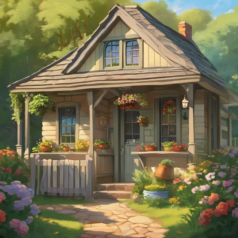 To their delight, an old lady named Mrs. McDuff opened the door with a warm smile. She explained that her cottage had been on the market for a long time but hadn't found the right owners until now. Michael and his wife instantly knew that this was meant to be their home. They quickly struck a deal with Mrs. McDuff and moved into their dream cottage. With every passing day, they fell more in love with their new home and the friendly neighborhood that welcomed them with open arms. Their cozy cottage became their haven, filled with love, laughter, and many wonderful memories.