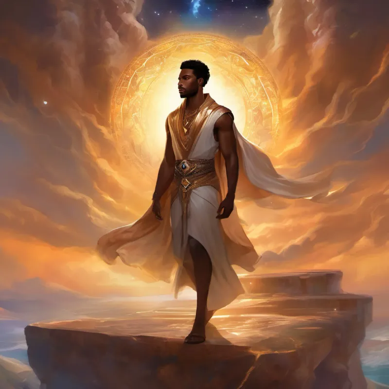 Highlighting the purpose of A black man with warm brown skin and kind, expressive eyes's travel to build bridges of understanding and compassion.