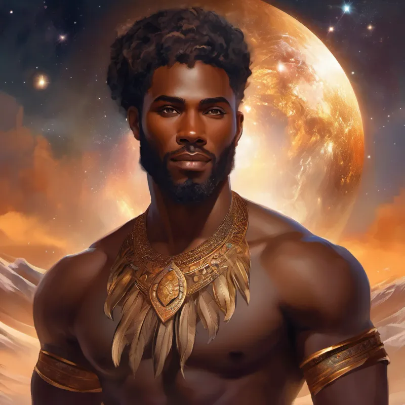 A black man with warm brown skin and kind, expressive eyes looking ahead to the world of possibilities and the profound, soul-enriching nature of his journey.