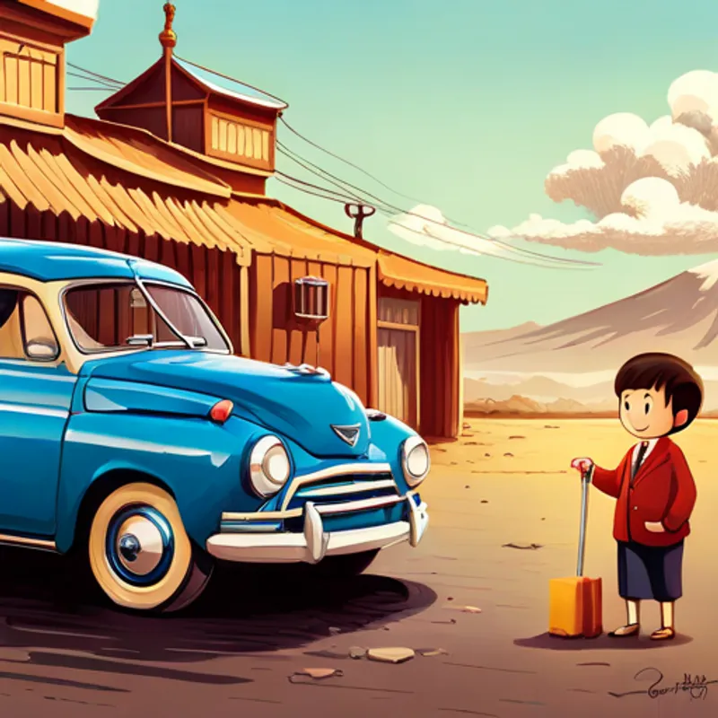 Bubu buys the toy car he saved up for