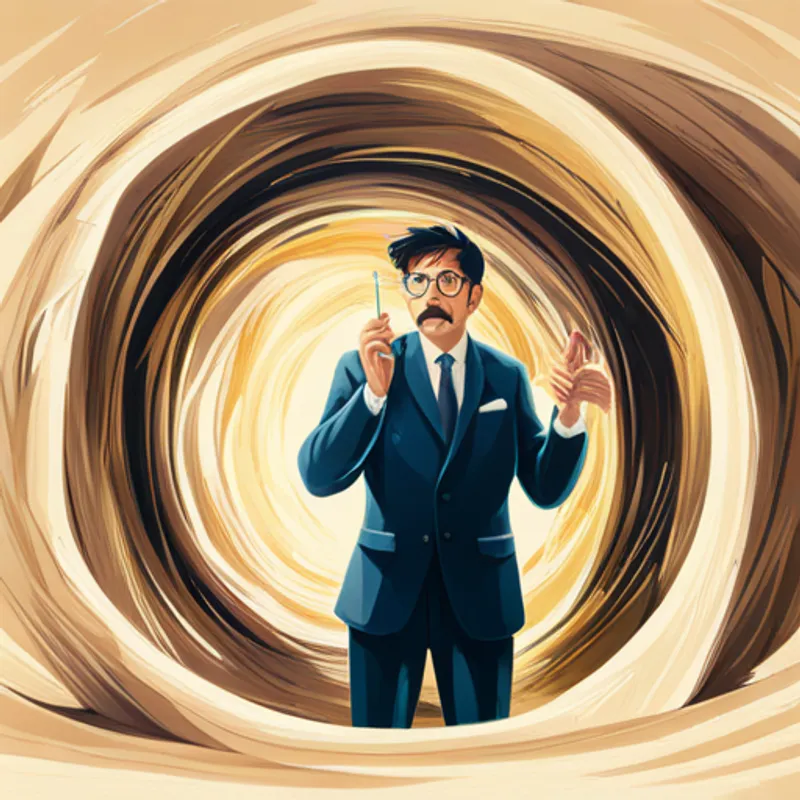 Amelia's father illustrating a black hole