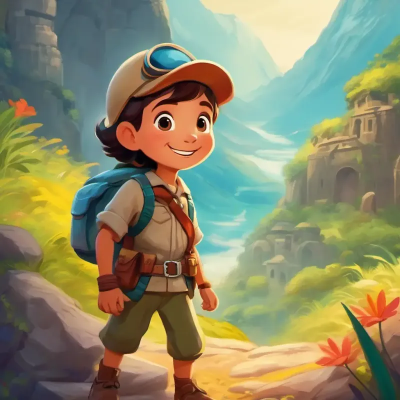 Introducing Curious, brave explorer with sparkling eyes and a joyful smile's love for adventure and the ancient world.