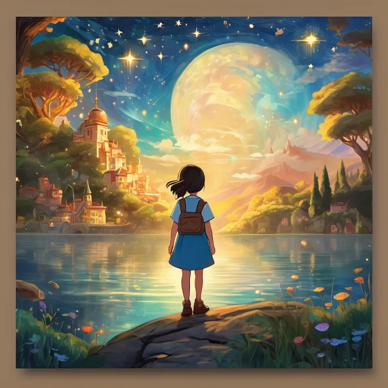 And as the stars twinkled above, children would drift into their dreams, carrying the story of Elena's enchanted map in their hearts—a story of a magical world where empathy could make paintings come to life and change lives forever.