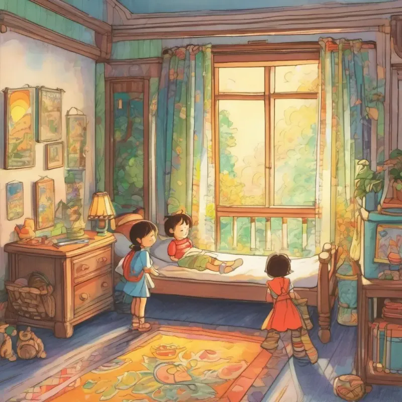 Children waking up happy, retaining memories of the dreams