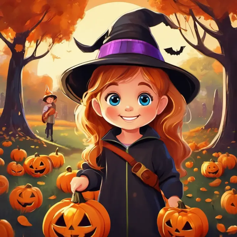 Niño con cabello oscuro y ojos brillantes, sonrisa radiante sonriente mientras juega con Julia en un parque soleado, rodeado de árboles y juguetes esparcidos.