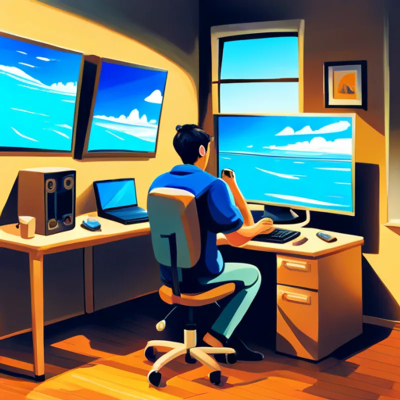 Alex practices coding to become an Ethical Hacker