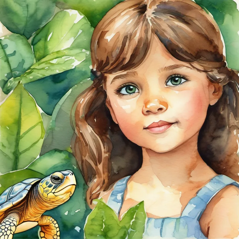 Curiosity sparkled in Aisha's eyes as she approached the tiny creature. "Hello, little turtle. What's bothering you today?" she kindly asked. With a sigh, Terry replied, "Oh, Aisha, I'm struggling with the sound 'th.' It's so tricky to pronounce, and it makes me feel left behind when my friends can say it perfectly."