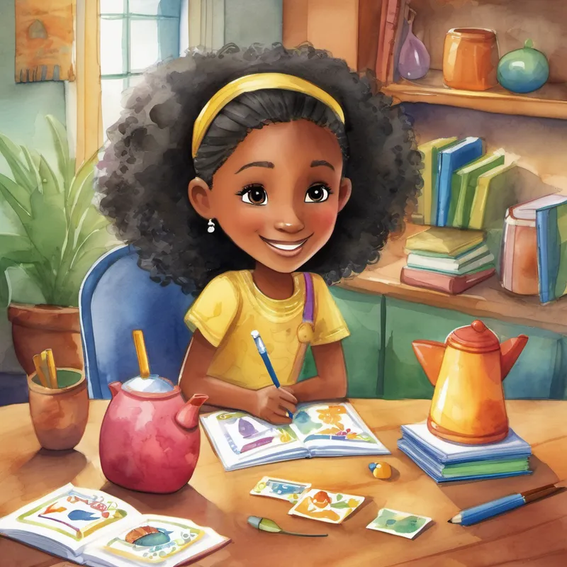 Aisha understood Terry's dilemma and realized how important it was to help her friend. "Don't worry, Terry. I can teach you a fun way to learn the 'th' sound," Aisha reassured her with a warm smile. Together, they created a game using an exciting story about friendship. They designed flashcards featuring pictures of various objects that contained the 'th' sound. They would say the name of the object, emphasize the 'th' sound, and repeat it until Terry felt comfortable saying it correctly.