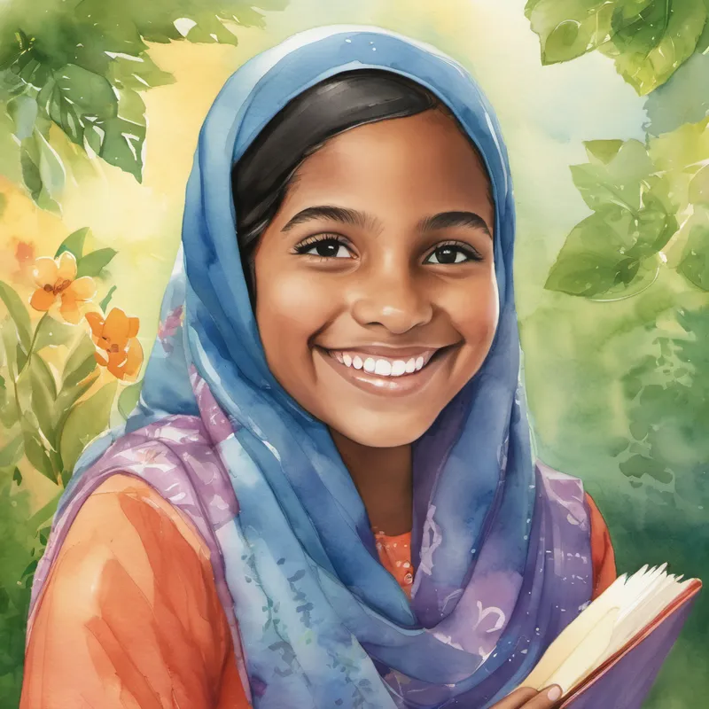 Aisha's efforts brought smiles, laughter, and a profound sense of accomplishment to her friends. She didn't just teach them phonics; she taught them the value of friendship, compassion, and embracing differences. From that day forward, Aisha's name echoed throughout Phonicsville, known as the wise Muslim girl who always helped others in need. She continued to guide her friends, spreading knowledge, love, and the importance of friendship.