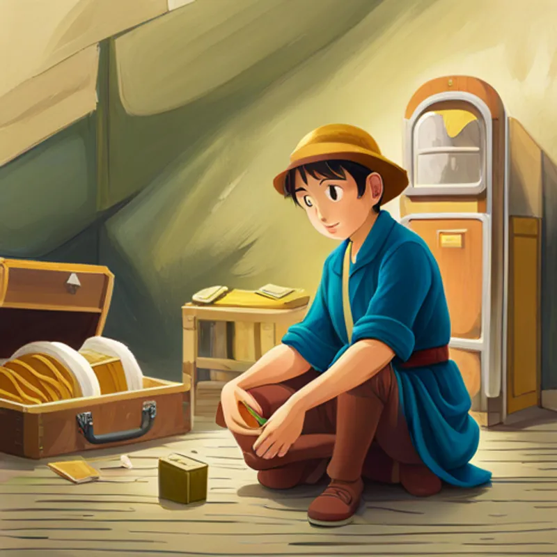 James imagining helping with the treasure