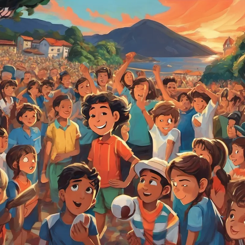 Conforme o tempo passava, aquele grupo de amigos tão diferentes se tornava cada vez mais unido. Cada um deles mantinha a sua individualidade, mas agora entendiam que a diversidade era algo para ser celebrado e valorizado. Eles aprenderam a jogar futebol, dançar e brincar uns com os outros, respeitando e admirando as diferenças de cada um. Ao final da história, esses amigos se deram conta de que, mais do que jogar um esporte juntos, eles haviam construído laços de amizade para a vida toda. Eles entenderam que a interação entre diferentes culturas era algo muito especial, e que a coexistência harmoniosa e o aprendizado mútuo eram possíveis e fundamentais para um mundo melhor.