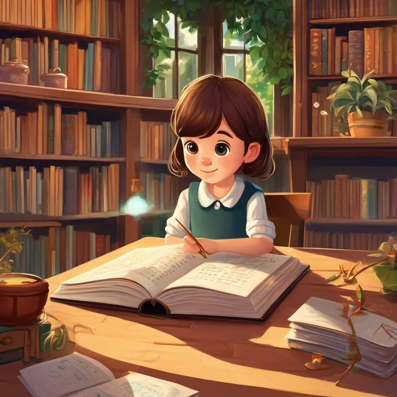 Once upon a time, in a town called Harmonyville, there lived a petite, cute girl named Lily. Lily was only eight years old, but she loved studying biology and had a passion for understanding how living things worked. She was an excellent student, always curious to learn new things. One sunny afternoon, Lily stumbled upon a fascinating field called bioinformatics while browsing through a library book. She read about how scientists used computer programming and mathematics to solve complex biological problems and make incredible discoveries. Lily's eyes sparkled with excitement as she imagined all the amazing things she could accomplish with bioinformatics.